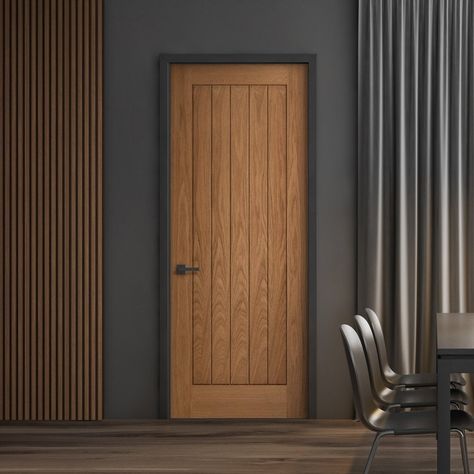 Exclusive to Leader Doors,  Liberty Doors   is a handpicked collection of luxury quality doors ranging from real oak, walnut and white doors across a wide selection of popular designs, many of which are the perfect ultra-modern choice for a contemporary solution to any project's budget thanks to the lowest prices anywhere online.    An ever-popular choice, Liberty's  Internal Oak   Doors are the ideal collection to pick from when renovating any area, the vast selection of styles and sizes ensures we have something for everyone.    The Internal Oak LD Mexicano Door by Liberty Doors comes from their Internal Oak collection and is unfinished, meaning you can paint & stain it in any way you please. Constructed with an engineered core as well as an 10mm oak lipping, this door features 6mm t Liberty Doors, Leader Doors, Interior Doors Modern, Internal Oak Doors, Oak Interior Doors, Contemporary Interior Doors, Inside Doors, Stained Doors, Painted Cupboards