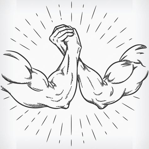 Premium Vector | Sketch Strong Arm Wrestling Fighting Doodle Anime Arms, Arm Wrestling, Strong Arm, Christmas Drawings, Strong Arms, Vector Sketch, Christmas Drawing, Cartoon Drawings, Premium Vector