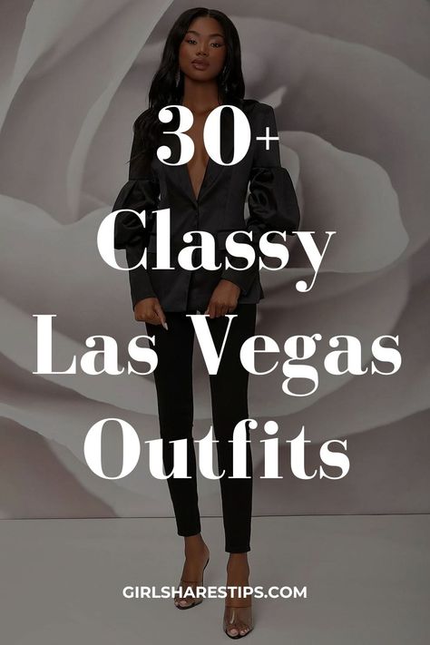 Get ready to hit the Sin City with these 30+ stunning outfit ideas that will take you seamlessly from day to night in Las Vegas. Whether you're strolling down the Strip or hitting up a swanky rooftop club, we've got your wardrobe covered. | las vegas outfits in January | las vegas outfits aesthetic | las vegas outfits february | las vegas outfits winter | las vegas outfits winter plus size | las vegas outfits april | las vegas outfits aesthetic | las vegas outfits amazon | club outfit | night club outfit | night out clubbing outfit | bar outfit | going out outfit | outfits for las vegas | las vegas bachelorette party outfits | outfits for las vegas summer | las vegas business trip outfits | 21st birthday outfits las vegas | cute las vegas outfits daytime Vegas Comfy Outfit, Vegas Business Dinner Outfit, Vegas Business Outfit Ideas, Vegas Outfits For Women Over 30, Black Women Vegas Outfits, Trending Night Out Outfits, Vegas Classy Outfits Night, Vegas Winter Outfit Ideas Classy, Vegas Work Outfit