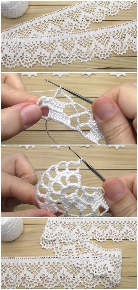 Crochet Edging Patterns Free, Háčkované Lemy, Crochet Patterns Filet, Lace Tape, Crochet Edging Patterns, Fillet Crochet, Crochet Lace Edging, Hand Crafts, Crochet Lace Pattern