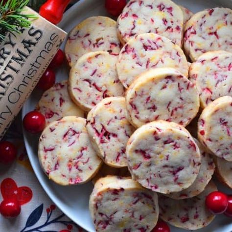 Orange Cranberry Cookies - Lord Byron's Kitchen Spiced Christmas Jam, Cranberry Orange Cookies, Christmas Jam, Christmas Shortbread, Best Holiday Cookies, Orange Cookies, Christmas Baking Recipes, Orange Cranberry, Holiday Sweets