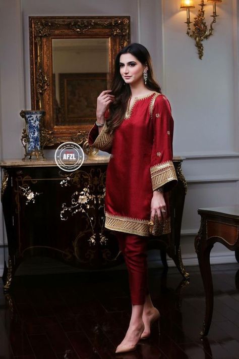 Red is a bold color that attracts attention, and the perfect red dress instantly makes a woman feel attractive and confident,latest collection of dresses in bright red color like, trending, bright red dresses for reception, dresses, and bright red semi formal dresses, Red formal dresses, red color combination dress Pakistani Formal Dresses, Kaftan Designs, Velvet Dress Designs, Pakistani Fashion Casual, Stylish Short Dresses, Pakistani Fancy Dresses, Pakistani Dresses Casual, Pakistani Fashion Party Wear, Beautiful Pakistani Dresses