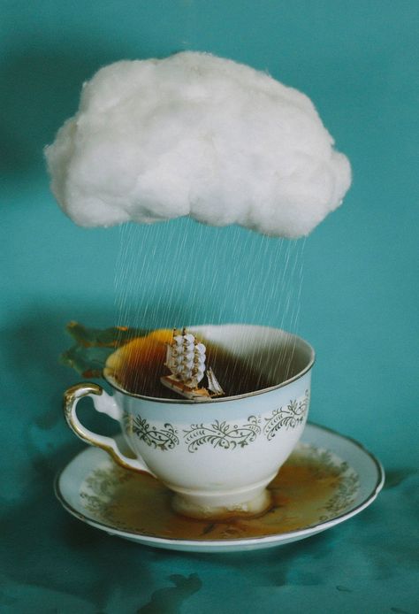 HITRECORD Storm In A Teacup, Birthday Photo Collage, Travel Art Journal, Fine Art Portraiture, Tea Art, Creative Drawing, Creative Photos, Disney Drawings, Motion Design