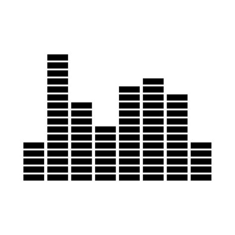 Music equalizer it is black icon . Equalizer Tattoo, Music Logos Ideas, Music Mural, Music Equalizer, Sound Waves Design, Sound Logo, Waves Design, Waves Vector, Infographic Poster