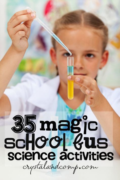 magic school bus science activities Experiment Science, Fun Experiments, Science Camp, Summer Science, Kids Science, Magic School Bus, Science Activities For Kids, Kindergarten Science, Summer Learning