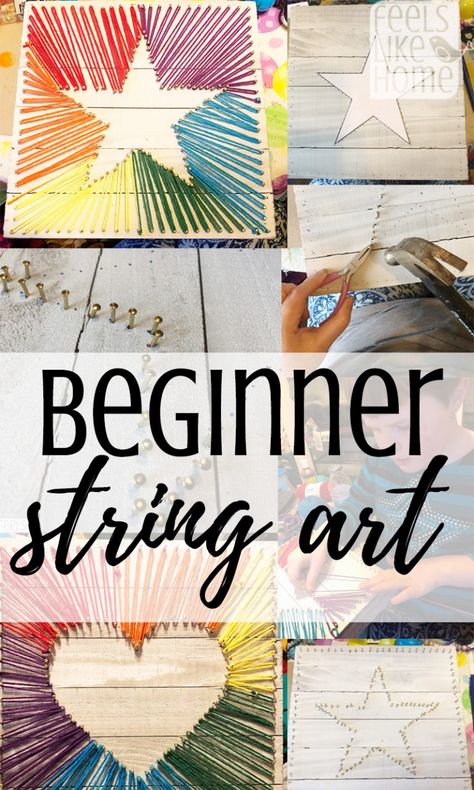 Diy Beginner Crafts, String Art Patterns Templates Printable, 4 H Project Ideas, String Art Patterns Free Printable, String And Nail Art, String Art Patterns Templates, String Art Patterns Free, String Art Templates, String Art Tutorials