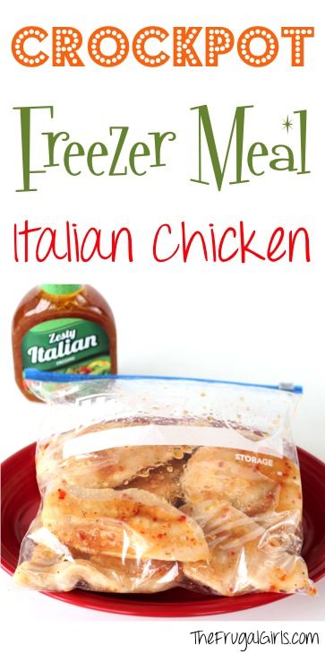 Crockpot Freezer Meal Recipe: Italian Chicken! ~ at TheFrugalGirls.com ~ this freezer friendly Slow Cooker dinner is perfect for busy weeknights! #slowcooker #recipes #thefrugalgirls Chicken Freezer, Crock Pot Food, Italian Chicken Recipes, Freezer Friendly Meals, Recipe Italian, Crock Pot Freezer, Frugal Girls, Frozen Foods, Crockpot Dishes