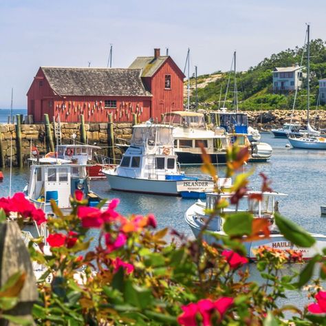 Cape Cod Towns, Rockport Massachusetts, Breakfast In America, Massachusetts Travel, Cape Ann, Seaside Cottage, Seaside Towns, Fishing Villages, Coastal Towns