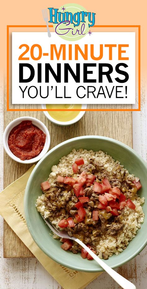 20-Minute Cheeseburger Stir-Fry + More Healthy Dinner Recipes in 20 Minutes or Less | Hungry Girl Ground Burger Recipes Dinners Healthy, Hungry Girl Recipes Dinner, Hungry Girl Diet, 20 Minute Dinners, Hungry Girl Recipes, Hungry Girl, Healthy Veggies, Ground Beef Recipes, Weight Watchers Meals