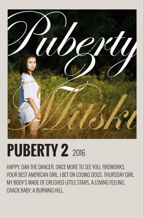 Mitski puberty 2 poster, mitski poster, mitski minimalist poster, mitski puberty 2 minimalist poster Mitski Puberty 2, Aesthetic Polaroid, Minimalist Music, Polaroid Posters, Music Poster Ideas, Film Posters Minimalist, Poster Bedroom, Music Poster Design, Office Room Decor