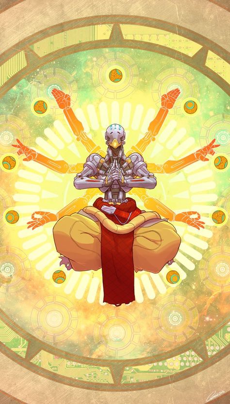 Overwatch Zenyatta, Overwatch Wallpapers, Arte Ninja, Gameboy Color, Overwatch Fan Art, Overwatch 2, Arte Sketchbook, Ex Machina, 판타지 아트