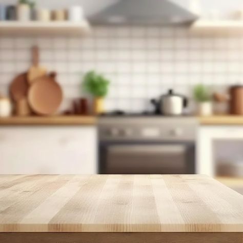 Kitchen Background Aesthetic, Kitchen Background For Editing, Aesthetic Kitchen Table, Kitchen Backgrounds, Kitchen Table Background, Kitchen Backdrop, Empty Kitchen, Scandinavian Interior Kitchen, Brown Wood Table