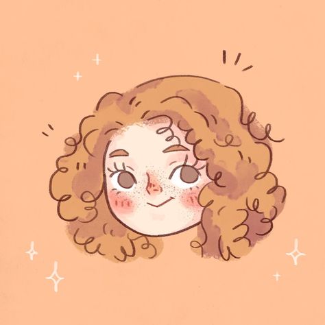 Curly Redhead, Sun Tan Removal, Glowing Skin At Home, Get Glowing Skin, Tan Removal, Arte Sketchbook, Dessin Adorable, Cute Art Styles, Sun Tan