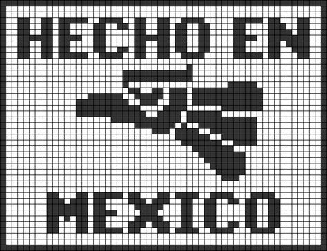 Alpha pattern #91287 | BraceletBook Aztec Pixel Art, Mexican Crochet, Pixelated Art, Graph Paper Designs, Zen Doodle Patterns, Perler Ideas, Easy Pixel Art, Bird Logo, Pixel Art Grid