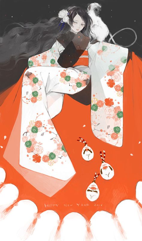 2016 Anime, Human Painting, Anime Kimono, Art Costume, Illustration Girl, Character Ideas, Manga Illustration, Kimonos, Cool Artwork