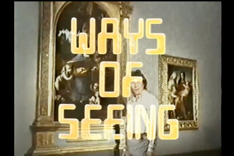 Lessons We Can Learn From John Berger John Berger, Match Of The Day, Artistic Installation, European Paintings, Blue Screen, R P, Ways Of Seeing, Caravaggio, Art Event