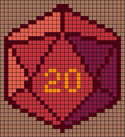 Dungeons And Dragons Alpha Pattern, Nerdy Alpha Pattern, Dnd Alpha Patterns, D20 Pixel Art, Shrek Alpha Pattern, D20 Perler Bead Pattern, Nerdy Pixel Art, Dragon Alpha Pattern, Dnd Perler Beads