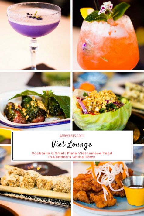 Viet Lounge in London's China Town, offers excellent cocktails and small plate Vietnamese dishes in a second floor bar above restaurant Viet Food. Night Dates, Vietnamese Dishes, London 2022, Viet Food, Vietnamese Restaurant, China Town, Cookery Books, Vietnamese Food, Small Plate