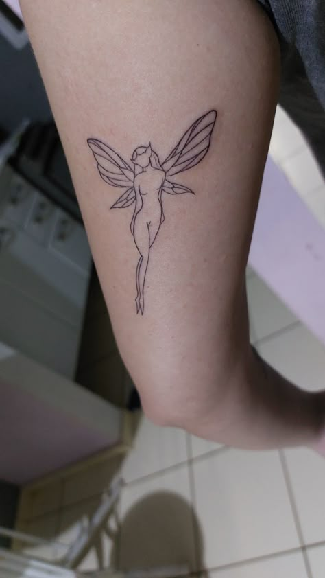 Elf Tattoo, Pixie Tattoo, Z Tattoo, Fairy Tattoo Designs, Cute Tiny Tattoos, Fairy Tattoo, Dainty Tattoos, Angel Tattoo, Beauty Tattoos