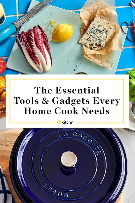 Here are our best, tried-and-tested picks for the must-have tools, gadgets, and appliances that every home cooks needs and should have in their kitchen. Expensive Kitchen, Gadgets For Home, Best Kitchen Tools, Chef Tools, Easy At Home Workouts, Essential Kitchen Tools, Cooking 101, Cooking Supplies, Kitchen Cooking Utensils