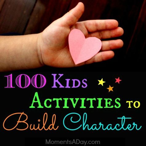 100 Kids Activities To Build Character - YEP! Character Building Activities, Positive Character Traits, Build Character, School Social Work, Building Activities, Group Games, Character Education, Character Building, School Counseling