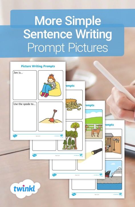 Writing Prompt Pictures, Picture Prompts For Writing, Prompt Pictures, Prompts For Writing, Simple Sentence, Picture Writing, Picture Writing Prompts, Picture Prompts, Simple Sentences