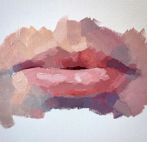 Lip Studies, Mouth Painting, Sketch Face, Inspirational Paintings, Close Up Art, Lips Painting, 100 Heads, Art 2024, Oil Painting Tutorial