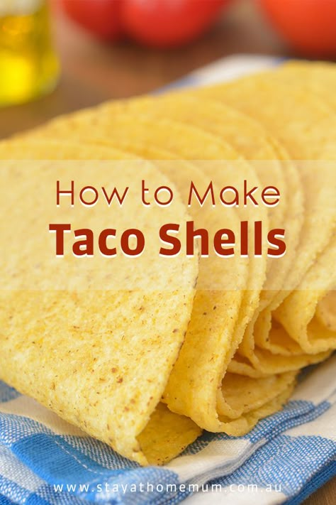 Mexican Taco Shells, Homemade Soft Taco Shells, Tacos Shells Homemade, Making Tacos Recipes, How To Make Taco Shells Homemade, Homemade Hard Taco Shells, Taco Shell Recipe Ideas, Tacos Bread Recipe, Taco Tortilla Recipe