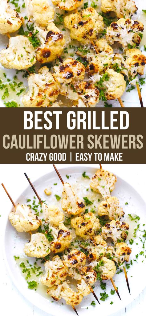 Cauliflower Recipes On The Grill, Cauliflower Recipes Grilled, Califlower Recipes Grilled, Bbq Cauliflower Recipes, Low Calorie Grill Recipes, Grilled Cauliflower Recipes, Cauliflower On The Grill, Veggie Dinner Recipes, Low Calorie Side Dishes