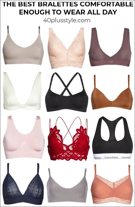 The best bralettes comfortable enough to wear all day Weird Sweaters, How To Wear Bralettes, Bralettes Outfits Casual, What Bra To Wear, Explant Surgery, Lace Bra Outfit, School Clothes Shopping, Best Bralettes, Boho Hippie Fashion