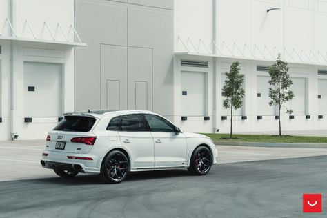 Audi Q5 White, White Audi, Audi Sq5, Vossen Wheels, Arte Cyberpunk, Forged Wheels, Audi Q5, Super Yachts, 5th Wheels