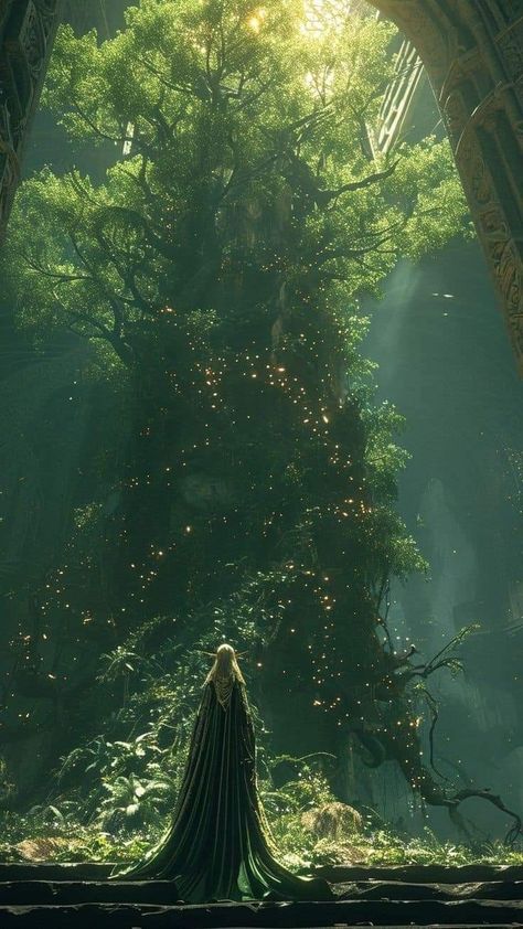 Bright Fantasy Aesthetic, Elvish Aesthetic, Elves Aesthetic, Elven Magic, Forest Elf Aesthetic, Elf Forest, Fae Aesthetic, Elven Forest, Color Me Mine