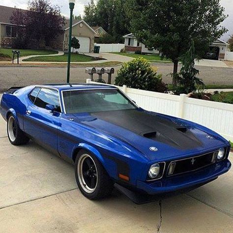 1973 Mustang, Vintage Mustang, Old Muscle Cars, Dodge Muscle Cars, Mustang Mach 1, Classic Mustang, Ford Mustang Shelby, Mustang Cars, Us Cars