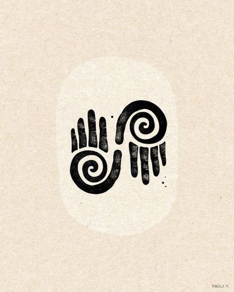 Ancient Tatoos Art, Dualism Tattoo, Connection Tattoo Symbols, Symbols For Strength, Identity Tattoo, Koru Tattoo, Tribe Tattoo, Spiral Logo, Deep Tattoo