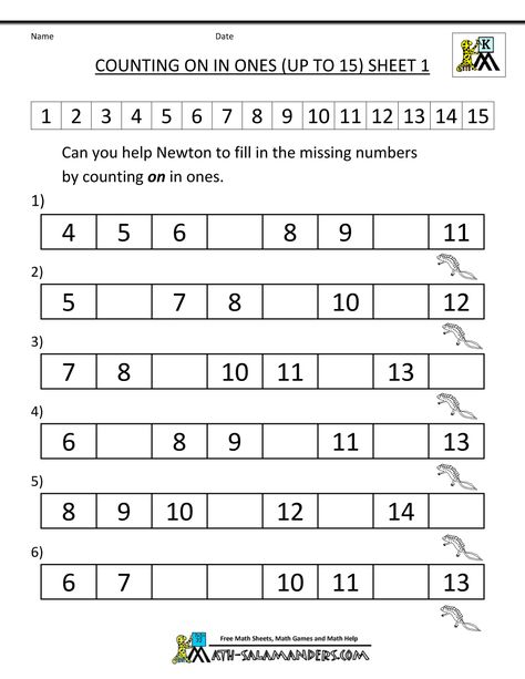 kindergarten-number-worksheets-counting-on-in-1s-to-15-1.gif (1000×1294) Math Sheets For Kg2, Counting Backwards From 20, Matematik Prasekolah, Math Counting Worksheets, Kindergarten Math Printables, Kindergarten Counting, Number Recognition Worksheets, Counting Backwards, Counting Worksheets For Kindergarten