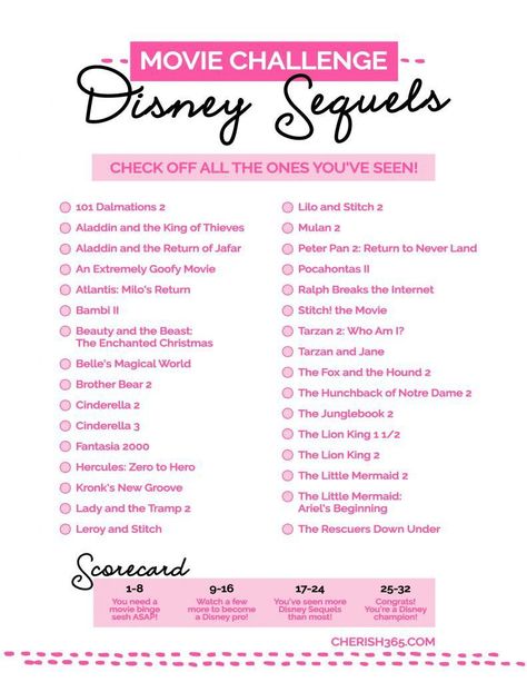 Disney Movie Challenge, Movies On Netflix To Watch, Funny Quiz, Disney Movie Marathon, Netflix To Watch, Movie Challenge, Tinkerbell Movies, Disney Movies List, Netflix Recommendations