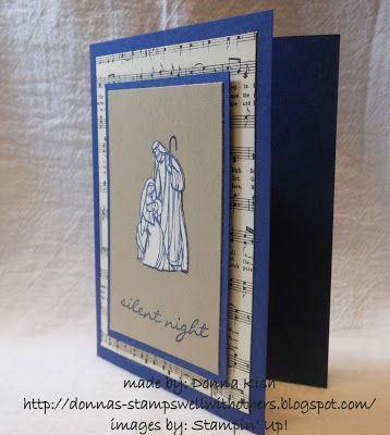 Stampin Up All Ye Faithful, Su All Ye Faithful, Nativity Cards, Nativity Christmas Cards, Stampin Up Weihnachten, Musical Cards, Christian Christmas Cards, Christmas Religious, Religious Christmas Cards