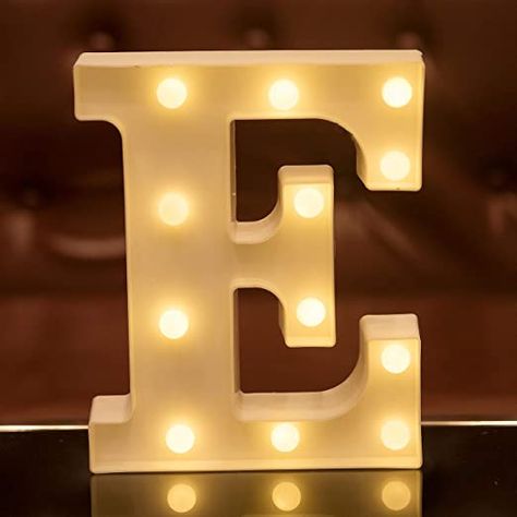 Led Letter Lights, Wedding Bar Decor, Bar Fashion, Alphabet Lighting, Letter Lights, Lighted Marquee Letters, Christmas Night Light, Christmas Lamp, Light Up Letters