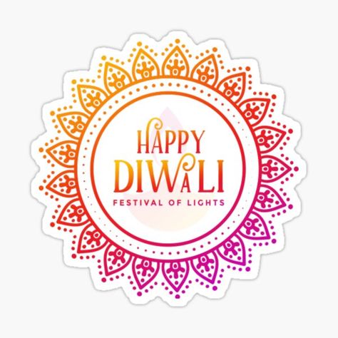 Happy Diwali Stickers | Redbubble Happy Diwali Stickers, Diwali Stickers, Hindu Festival Of Lights, Diwali 2022, Diwali Design, Ganesh Puja, Chocolate Work, Creative Stickers, Diwali Festival Of Lights