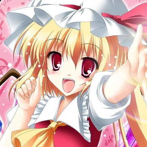 flandre scarlet from touhou Touhou Pfp Icon, 2000 Pfp, Flandre Scarlet Icon, Moe Pfp, 2000s Anime Pfp, Touhou Icon, Animecore Pfp, Touhou Pfp, Gyaru Pfp