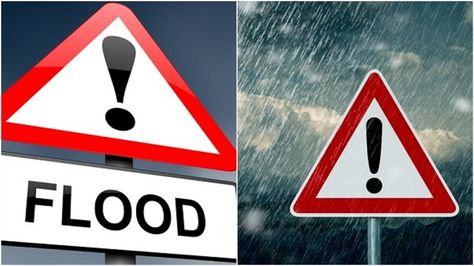 Water Flood, Heavy Rainfall, Flood Warning, Thursday Afternoon, Northern England, Humid Weather, Surface Water, Lightning Strikes, Heavy Rain