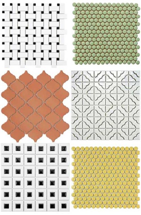 1950s bathroom | 26 bathroom tile designs for a vintage or antique bathroom — Merola ... Mom Bathroom, 1950s Bathroom, Bungalow Bathroom, Antique Bathroom, Bathroom Projects, Black Interior Doors, Bath Redo, Interesting Interiors, Interior Tiles