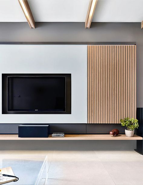 Atelier Interior Design, Atelier Interior, Tv Fal, Feature Wall Living Room, Modern Tv Wall Units, Interior Design Singapore, Living Room Tv Unit Designs, Living Room Tv Unit, Tv Room Design