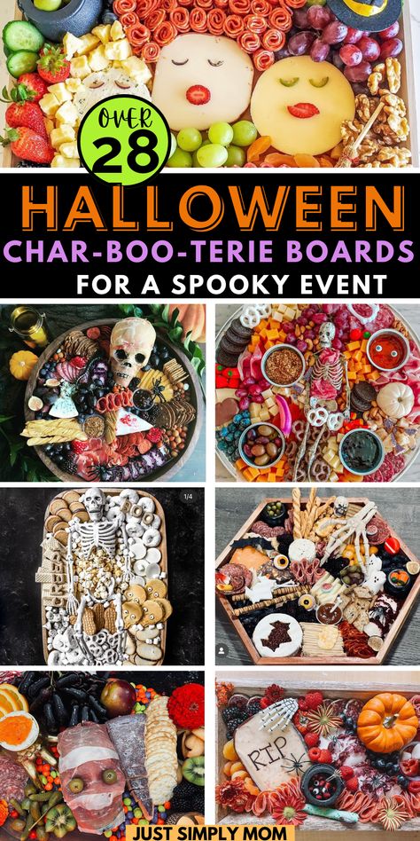 Fun Cheese Board, Halloween Treats Charcuterie Board, Witches Charcuterie Board, Spooky Board Food, Spookie Charcuterie Board, Halloween Party Food Charcuterie, Easy Halloween Cheese Board, Halloween Themed Charcuterie Board Ideas, Spooky Halloween Birthday Party