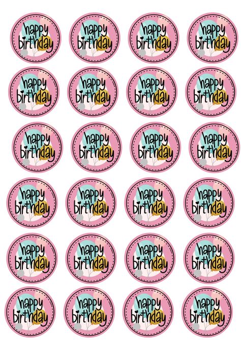 24 pcs Cupcake Toppers Size: 1.7 x 1.7 Ready to print in an A4 size photo paper Frozen Elsa Cake Topper, Elsa Cake Toppers, Multiplication Arrays, Cupcake Toppers Template, Elsa Cake, Free Watercolor Flowers, Elsa Cakes, Birthday Topper, Happy Birthday Cupcakes