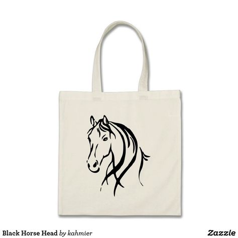 Horse Tote Bag, Horses Theme, Alphabet Beads, Black Horse, Perfect Tote Bag, Horse Head, Design Products, Heartland, Shopper Bag