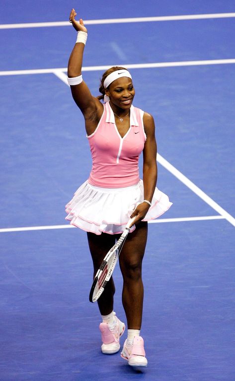 Serena Williams Outfit, Cute Tennis Outfit, Tennis Dress Outfit, Pink Leopard Print Dress, Serena Williams Tennis, Williams Tennis, Tennis Outfits, Tennis Outfit Women, Nike Dresses