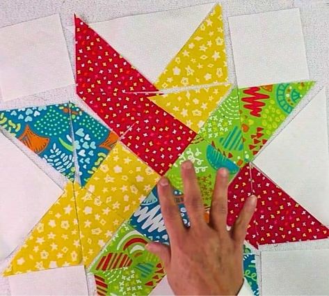 How to Make Woven Star Quilt Block Star Patchwork Blocks, Woven Star Quilt Block, 8 Inch Star Quilt Block Patterns Free, Amish Star Quilt Block Pattern, Star In A Star Quilt Block, 7 Inch Quilt Block Patterns, Woven Star Quilt Pattern, 10" Quilt Blocks Free Pattern, Quilted Star Pattern