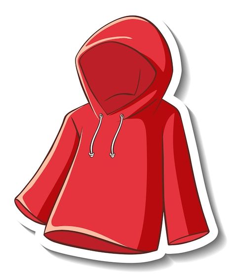 A sticker template with a red hoodie iso... | Free Vector #Freepik #freevector #cartoon-frame #svg-icons #hoodie #sweatshirt Hoodie Vector, Penguin Pattern, Sticker Template, Yellow Hoodie, Dog Pattern, Red Hoodie, Hoodie Sweatshirt, Graphic Resources, Aurora Sleeping Beauty