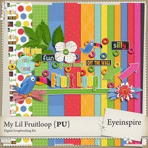 FREE My lil Fruitloop ' Freebie Digital Scrapbooking Kit Freebie | Eyeinspire Genealogy Art, Digi Scrap Freebies, Free Digital Scrapbooking Kits, Free Digital Scrapbooking Paper, Scrap Books, Digital Scrapbooking Freebies, Digi Scrapbooking, Scrapbooking Kit, Free Digital Scrapbooking